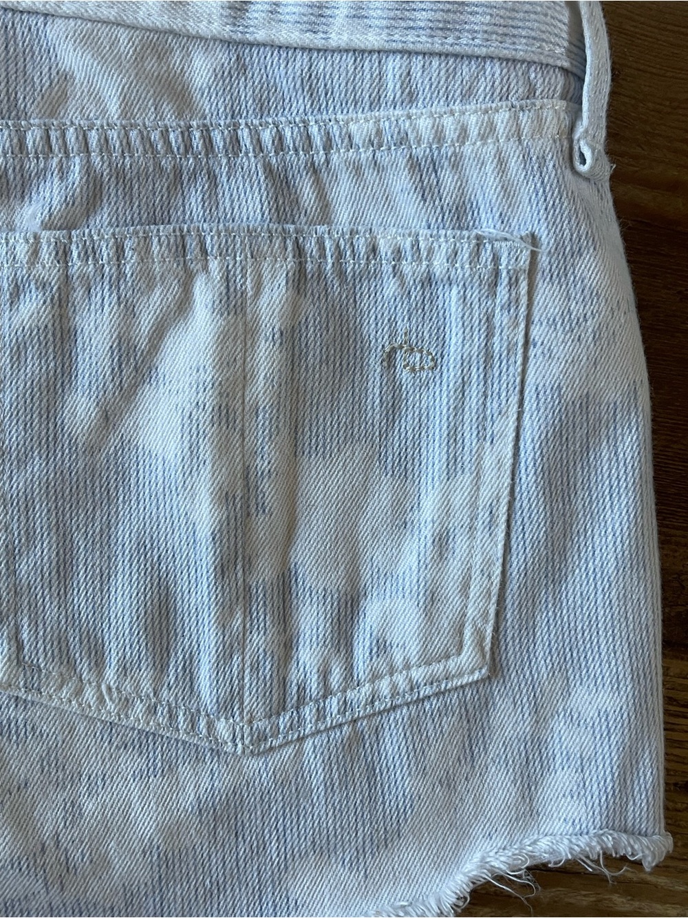 rag & bone/JEAN Bleached Denim Cutoff Shorts Size 29